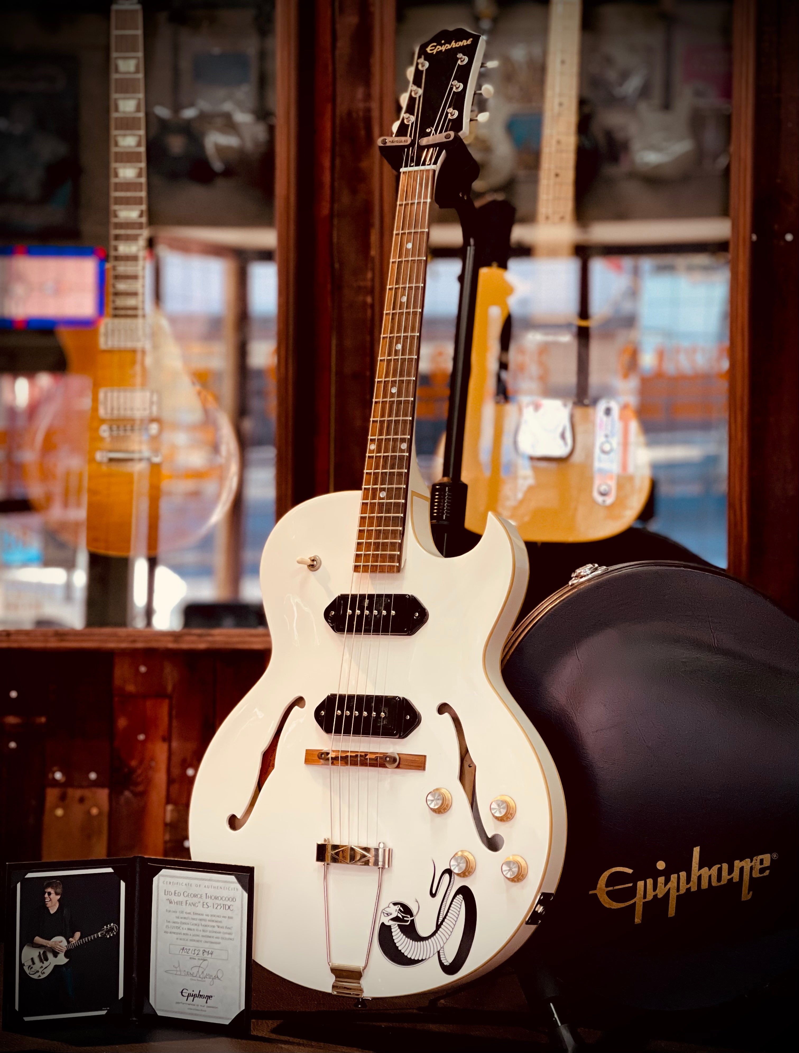 EPIPHONE 'WHITE FANG' ES-125TDC – Classic Guitars and Amps
