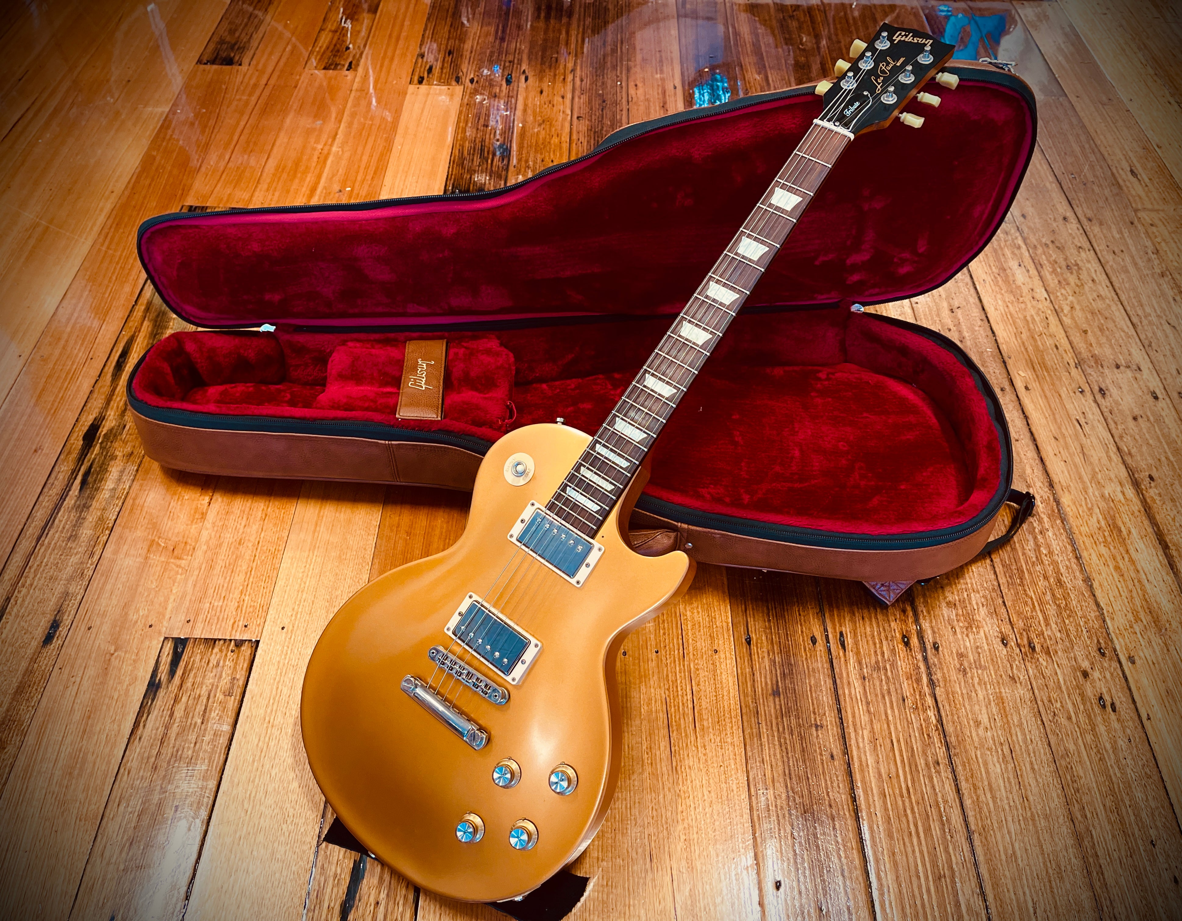 K*a様 Gibson Les Paul tribute Gold Top 20 ACC0F467-2C80-4DC3-B92E-