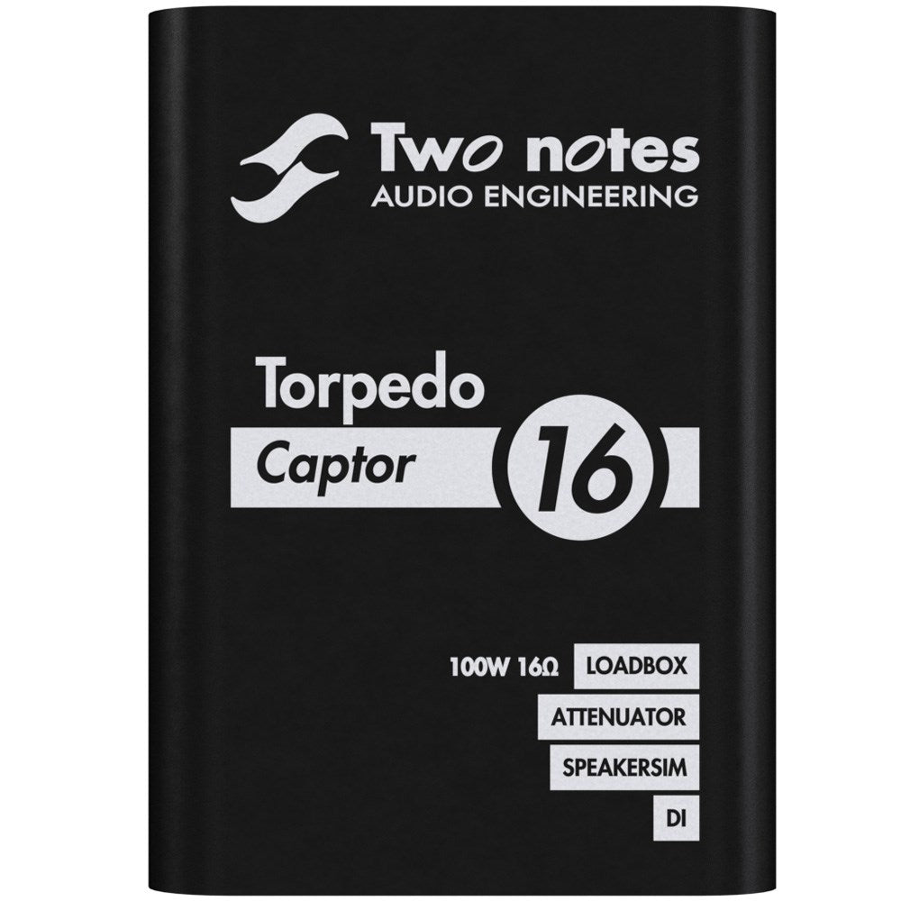 Two Notes Torpedo Captor 16 Loadbox, Attenuator & DI (16 ohm)