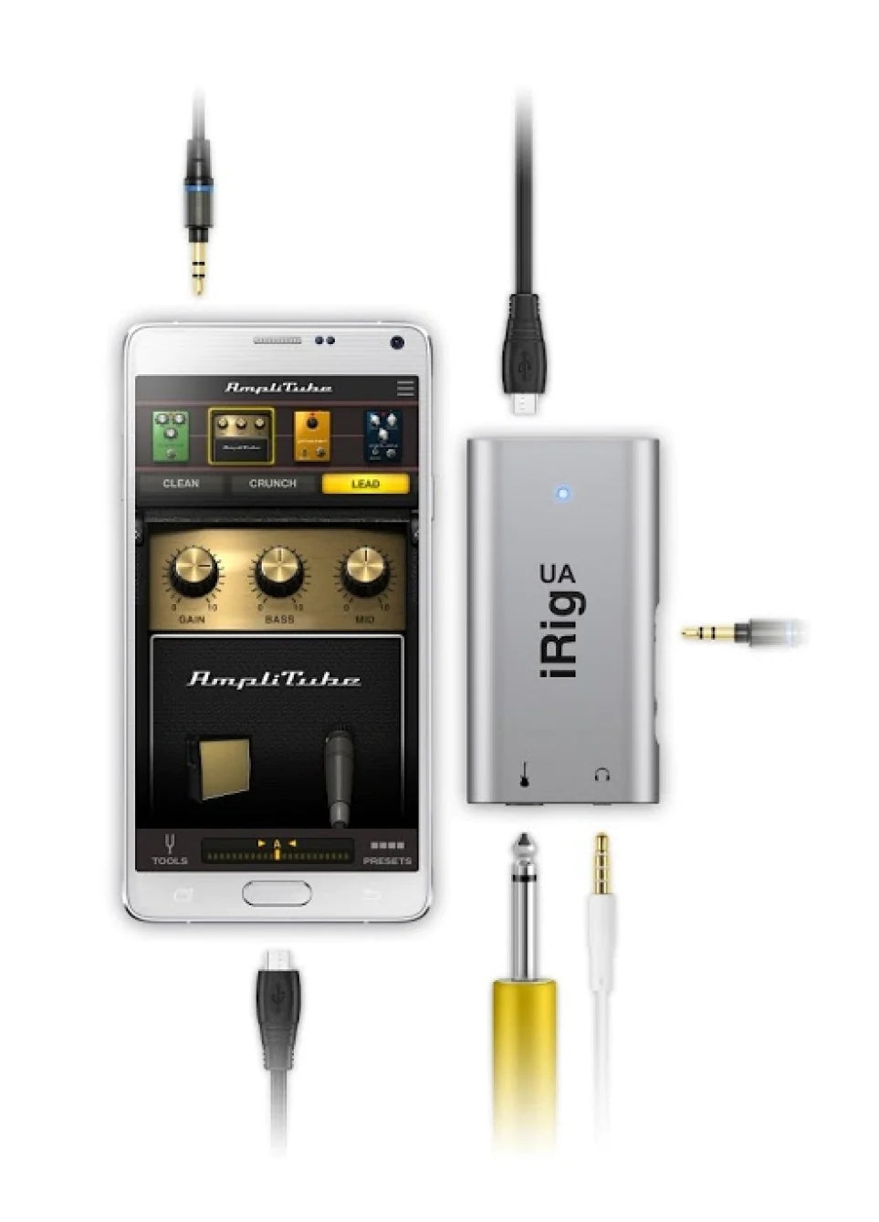 iRig UA Guitar Effects Processor/Audio Interface Android